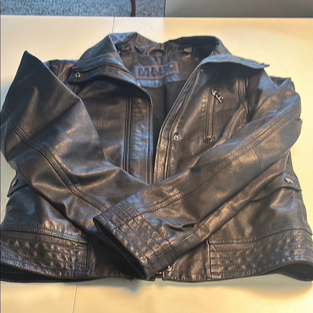 Marc New York Black Leather Jacket